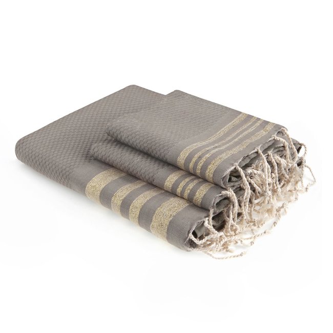 Foutas de bain (1+2) coton HAMPTONS - FEBRONIE