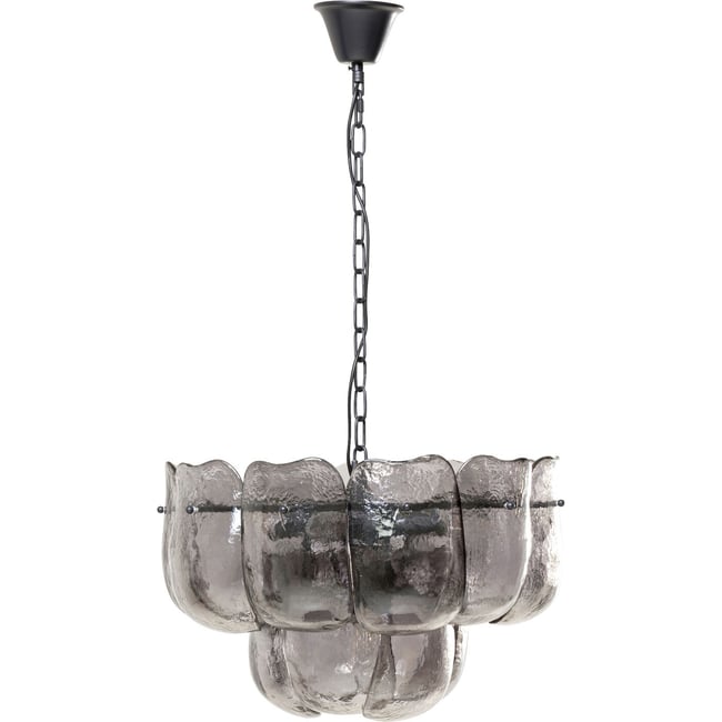 Lustre en verre, CALICE Couleur gris <span itemprop=