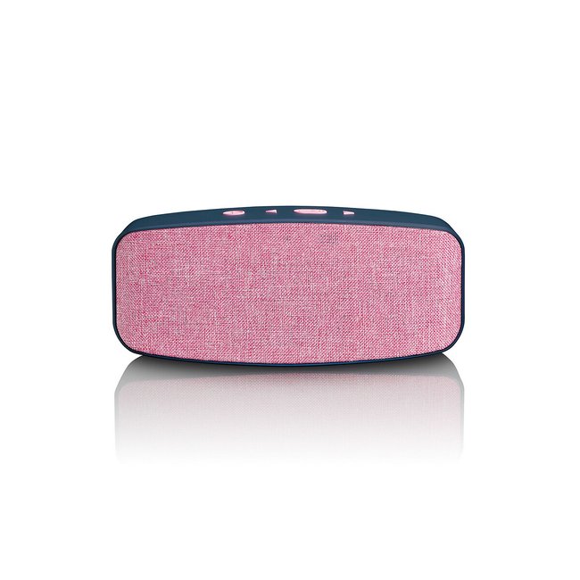 Coluna portátil com Bluetooth® rosa, da Lenco rosa <span itemprop=