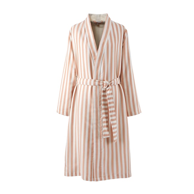Peignoir long en satin de coton,FIFTY-FIFTY - DESFORGES