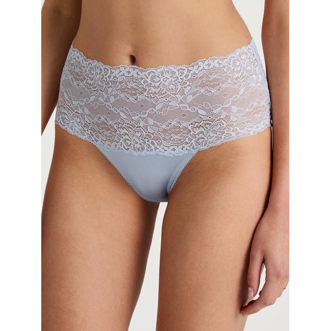 Culotte taille haute nouvelle harmonie bleue <span itemprop=