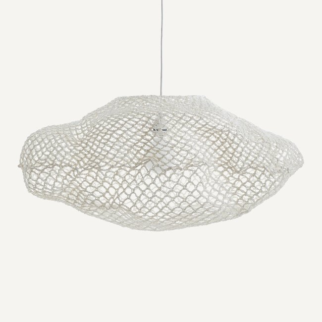 Grande suspension nuage Azéria Couleur blanc <span itemprop=