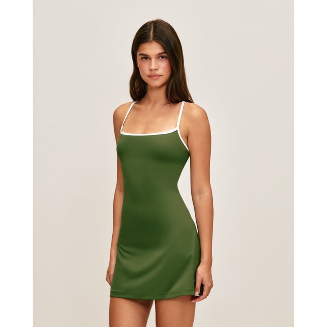UNDIZ UNE PIECE SPORTCROISIZ-DRESS vert <span itemprop=