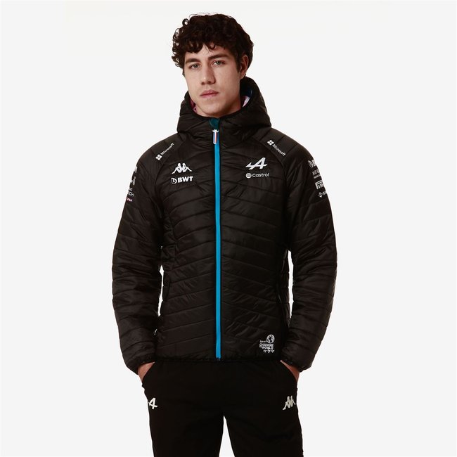 Doudoune de Formule 1 Aboucou Bwt Alpine F1 Team noir <span itemprop=