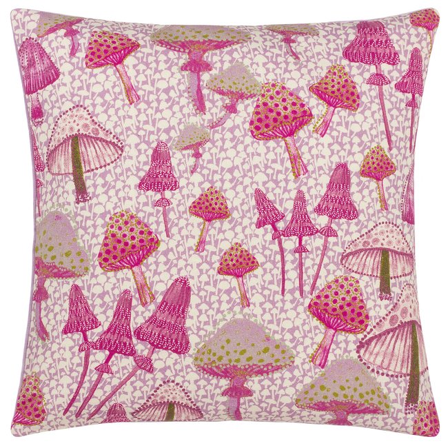 Mushroom Fields Abstract Cushion, lilac, FURN.
