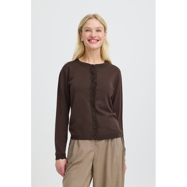 Á manches longues marron java <span itemprop=