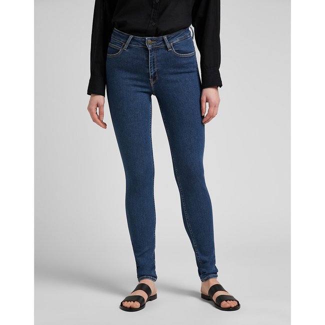 Jeans skinny Foreverfit, vita alta clean riley LEE