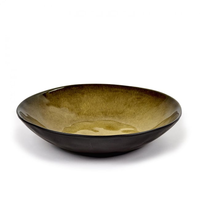 Assiette à Salade Ronde Pure Céramique Diam 25 x H 4 cm - SERAX