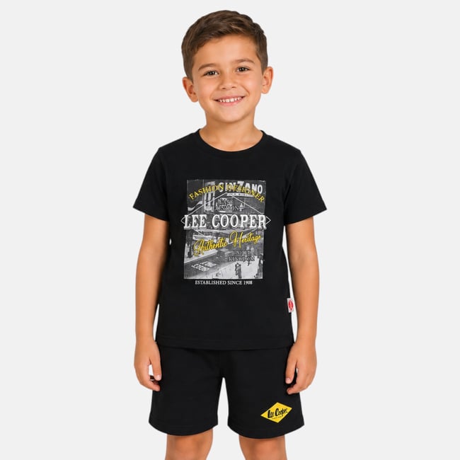 Ensemble t-shirt imprimé et short HOLIDAY - LEE COOPER