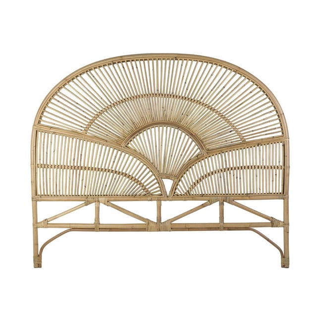Tête de lit rotin Couleur marron <span itemprop=