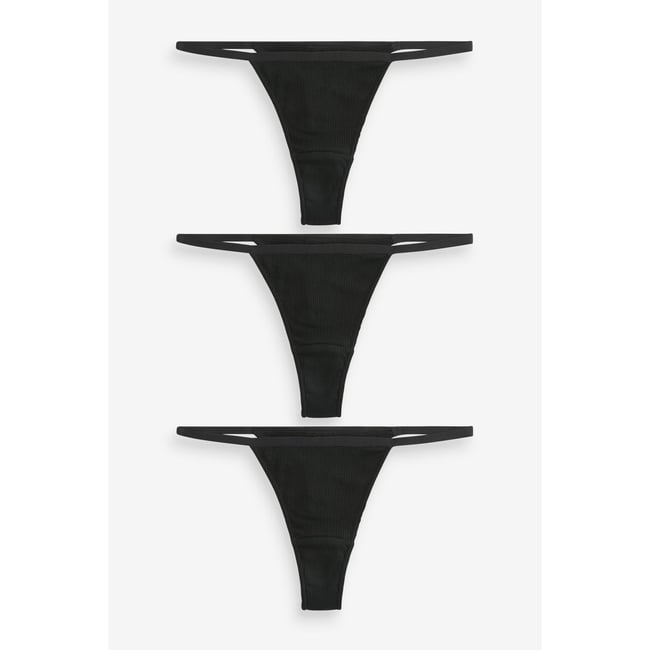 Culotte côtelée en coton, lot de 3 - NEXT
