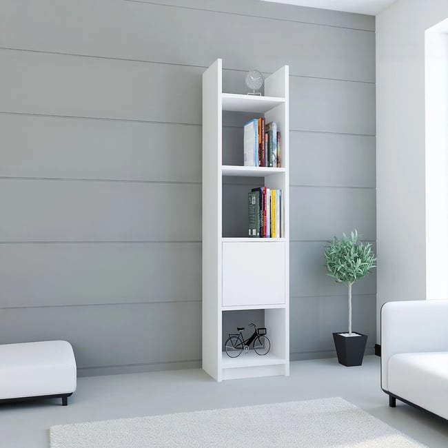 Полка для книг, Esbi / Эзби 103 белый SO'HOME