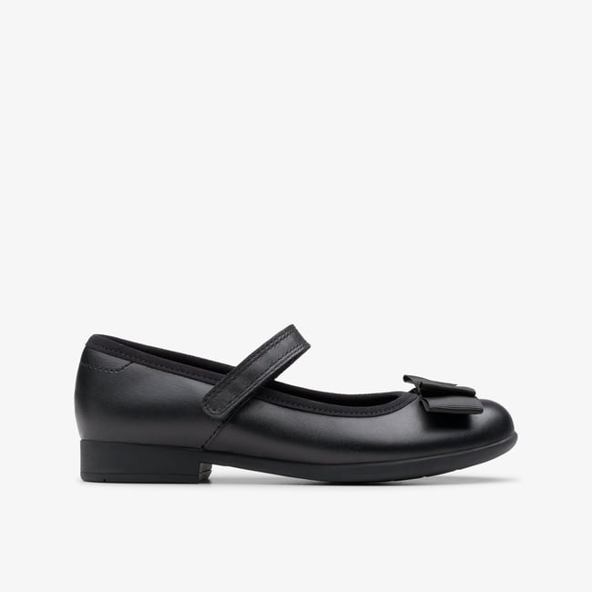Ballerines Cuir Coupe Large SCALA TAP K noir <span itemprop=