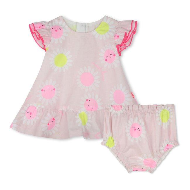 Ensemble robe et culotte rosee du matin <span itemprop=