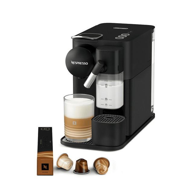 Nespresso by De'longhi Lattissima One Coffee Pod Machine, black, NESPRESSO