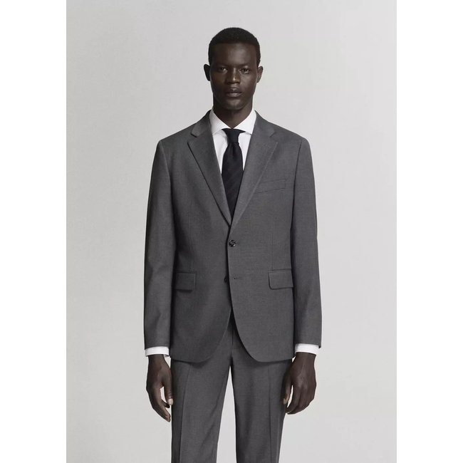 Veste costume Milán slim-fit gris <span itemprop=