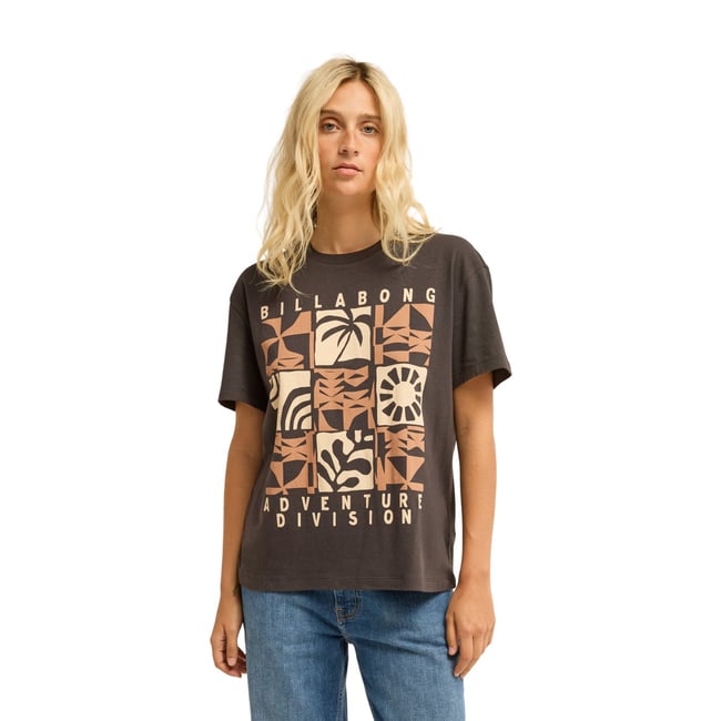 T shirt manches longues A/DIV APRES SKI bleu sea fog <span itemprop=