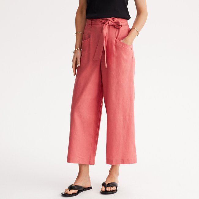 Pantalon large raccourci - ANNE WEYBURN
