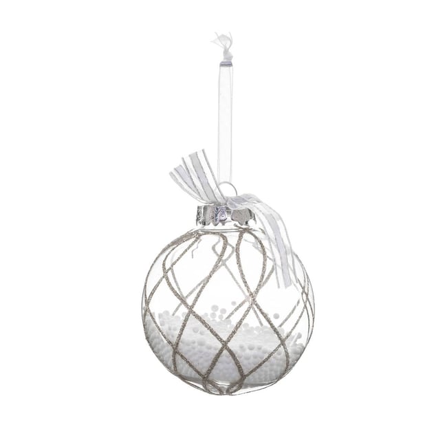 Boule avec billes à l'intérieur D.8 cm - ATMOSPHERA