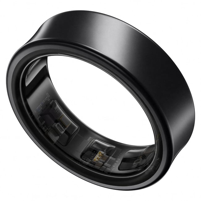 Bague connectée Ring taille 6 Noir noir <span itemprop=