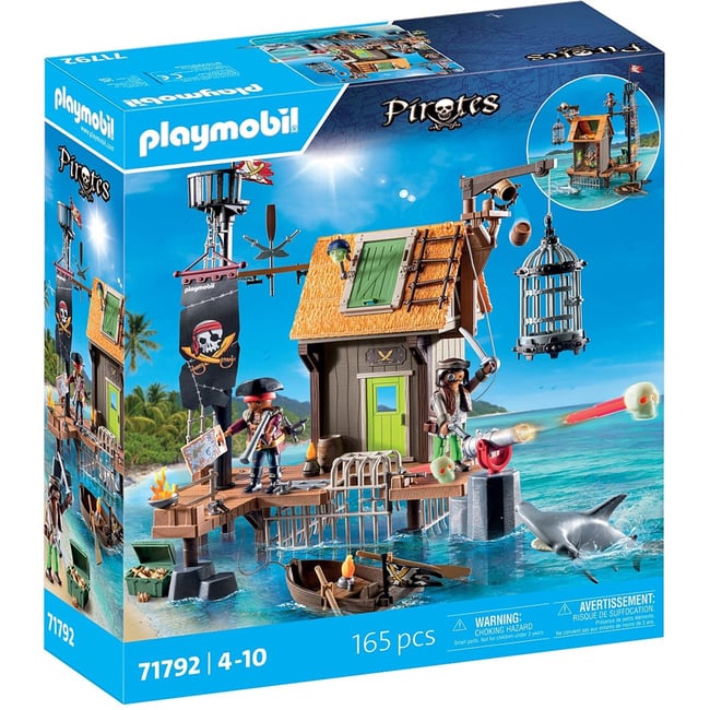 s Port de pirates avec repaire, prisons et canon v019845 <span itemprop=