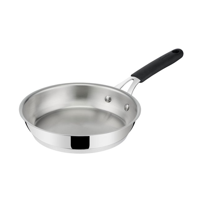 Poêle À Frire Ø20 Cm Tempra® En Inox argent <span itemprop=