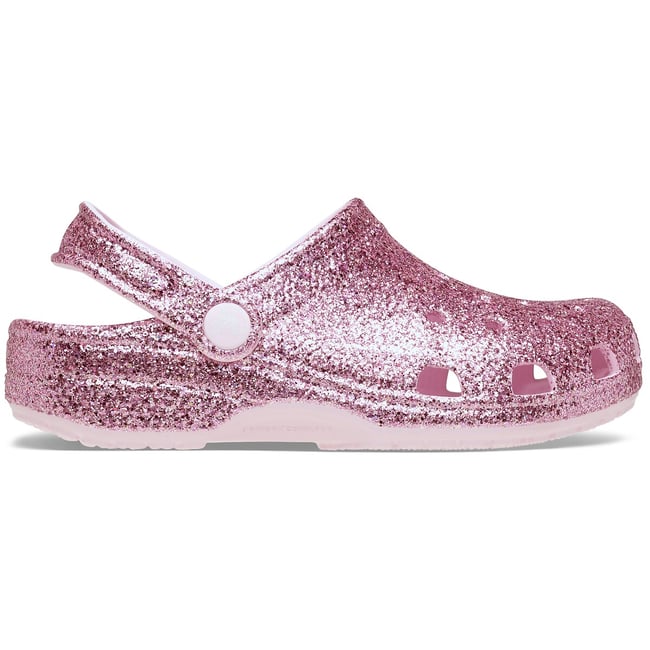 Sabots CLASSIC CHUNKY GLITTER rose paillette <span itemprop=
