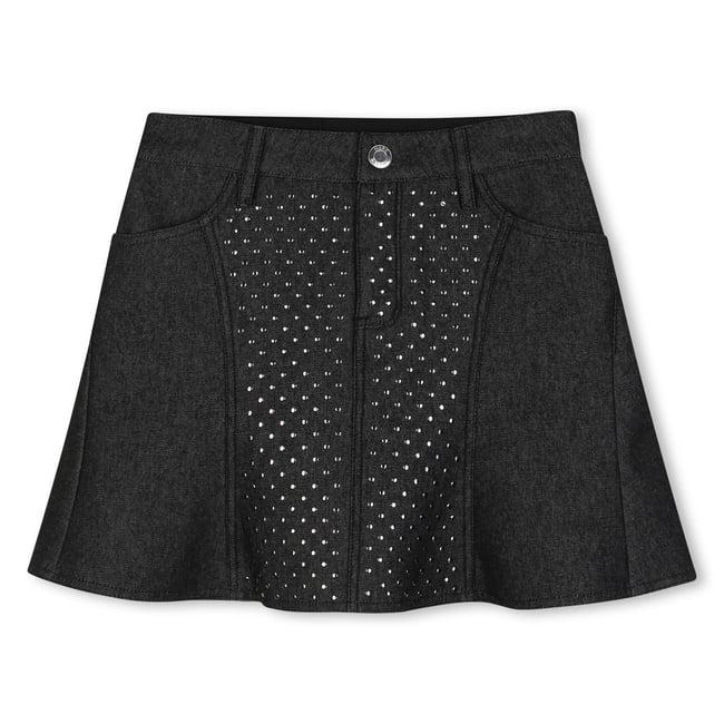 Jupe en denim black <span itemprop=