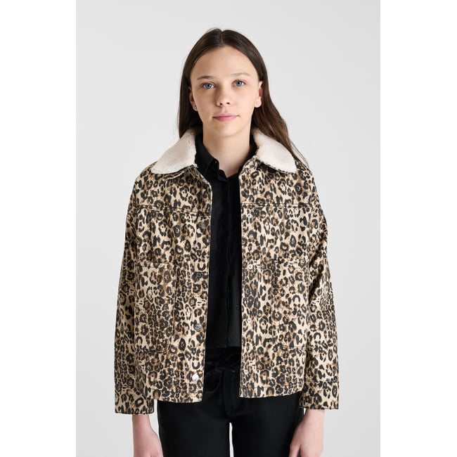 Veste HILDEGI leopard <span itemprop=