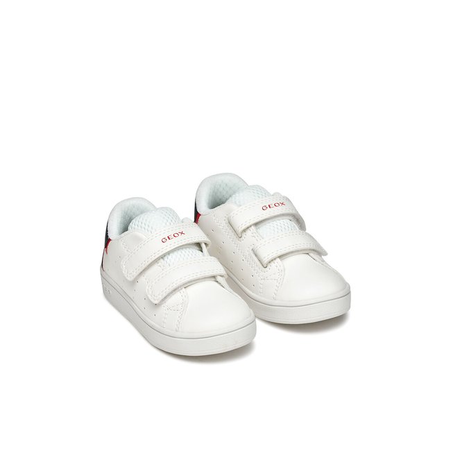 Zapatillas transpirables con velcro Eclyper blanco/azul oscuro <span itemprop=
