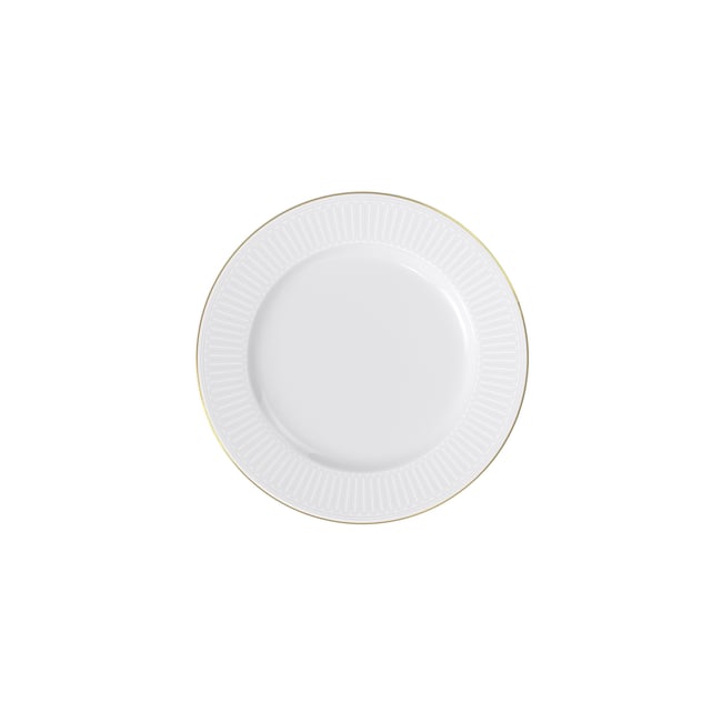 Plat Rond Plat CHATEAU SEPTFONTAINES Couleur blanc <span itemprop=