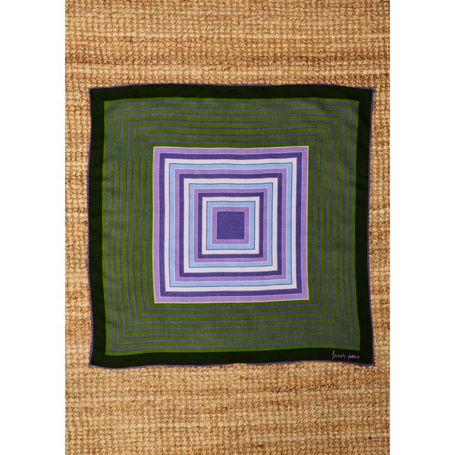 Foulard  en laine TANAISIE violet <span itemprop=
