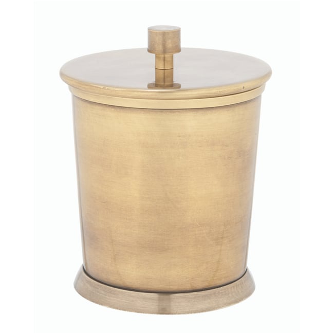 Boîte à coton en laiton finition dorée Couleur laiton <span itemprop=