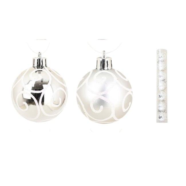 kit 7 boules argent Couleur argent <span itemprop=