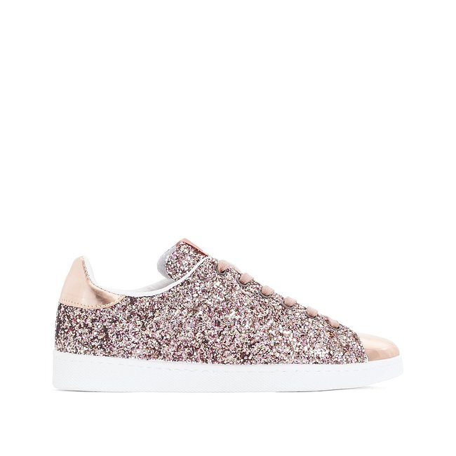 Baskets deportivo glitter rose Victoria La Redoute