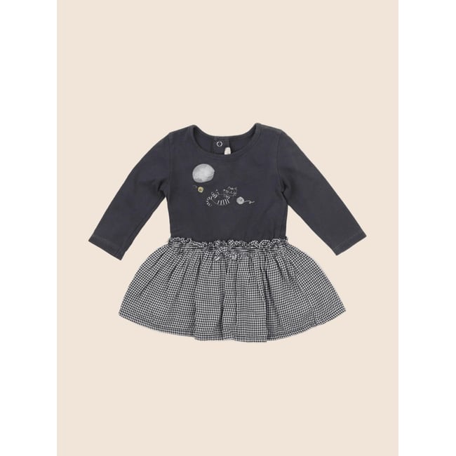 Robe - Très bon état gris <span itemprop=