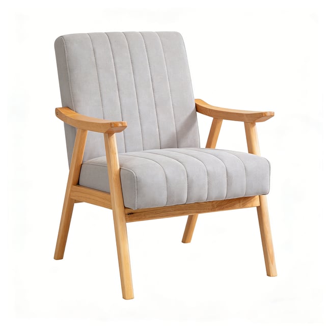 Fauteuil moderne en tissu chenille, RAMONB - MEUBLES COSY