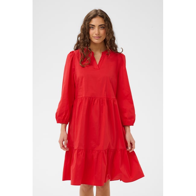 Robe rouge fiery red <span itemprop=