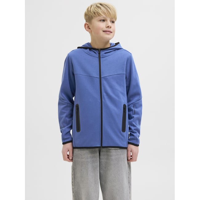 Sweat À Capuche Zippé beaucoup blue <span itemprop=