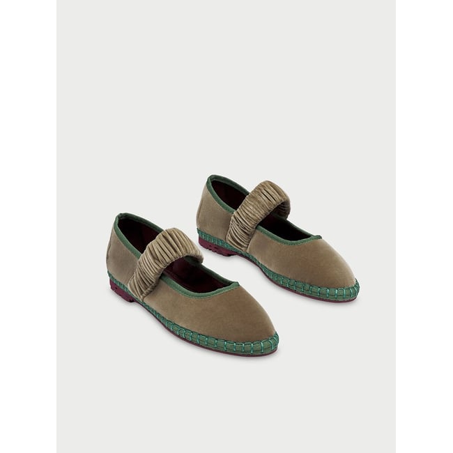 Ballerines en velours Mafalda  - FLABELUS