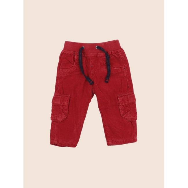 Pantalon - Etat satisfaisant rouge <span itemprop=