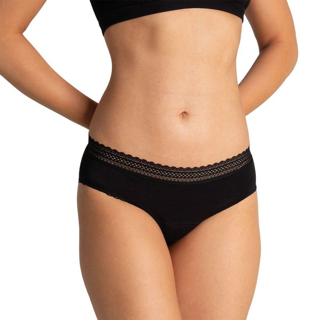 Menstruationsslip Secret schwarz <span itemprop=