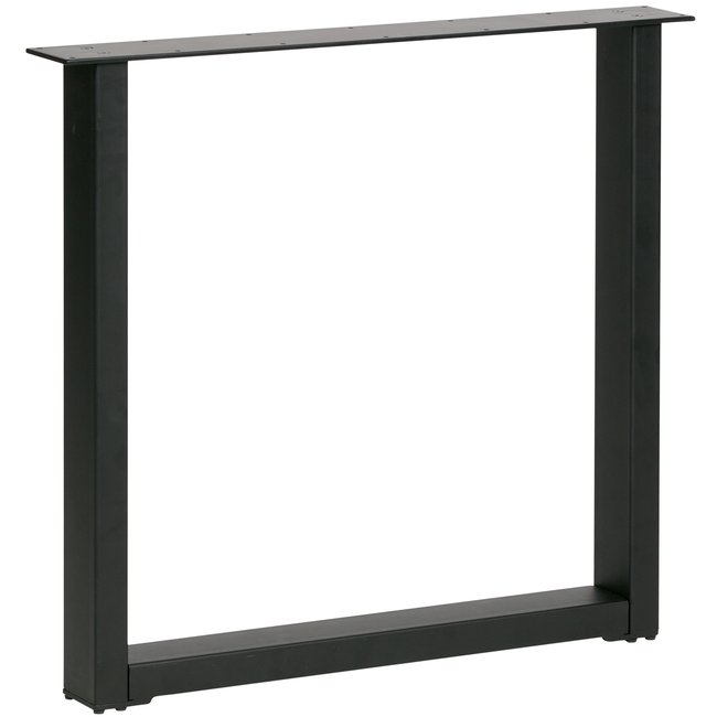 Pied de table Maastricht en métal TABLO Couleur noir <span itemprop=