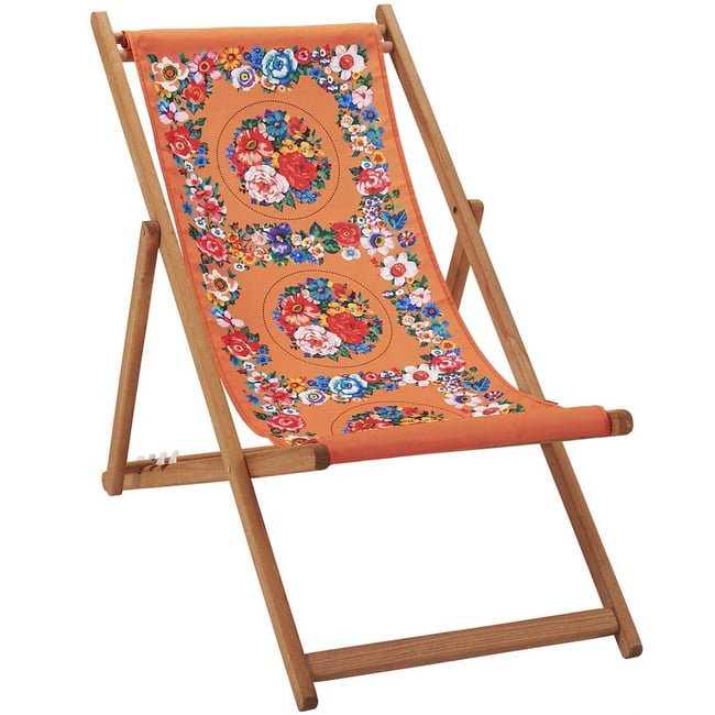 Chilienne en eucalyptus et toile outdoor, HOLY - VENT DE BOHÈME