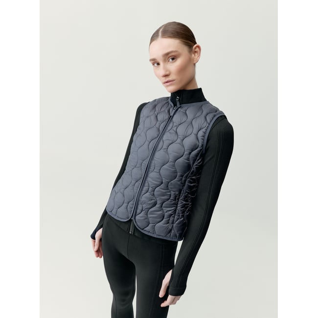 Doudoune sans manches de sport femme Kenal Coupe-vent avec poches - BORN