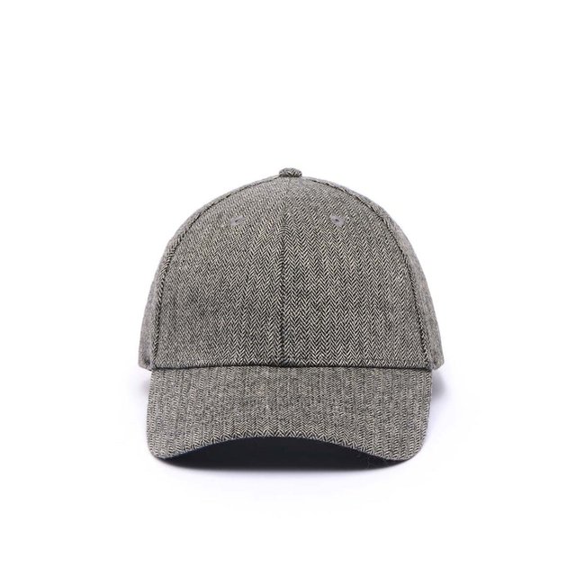 Casquette à Motifs Pieds de Poule bleu marine <span itemprop=