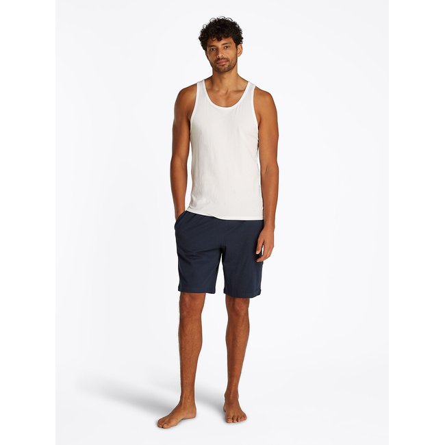 Pigiama corto con canotta blu/bianco TOMMY HILFIGER