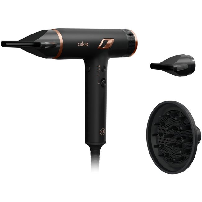 Sèche cheveux professionnel Nano HY8310C0 noir et cuivrã© <span itemprop=