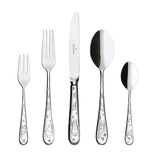 Ménagère Couverts 30 Pièces TOY'S DELIGHT Couleur stainless steel <span itemprop=