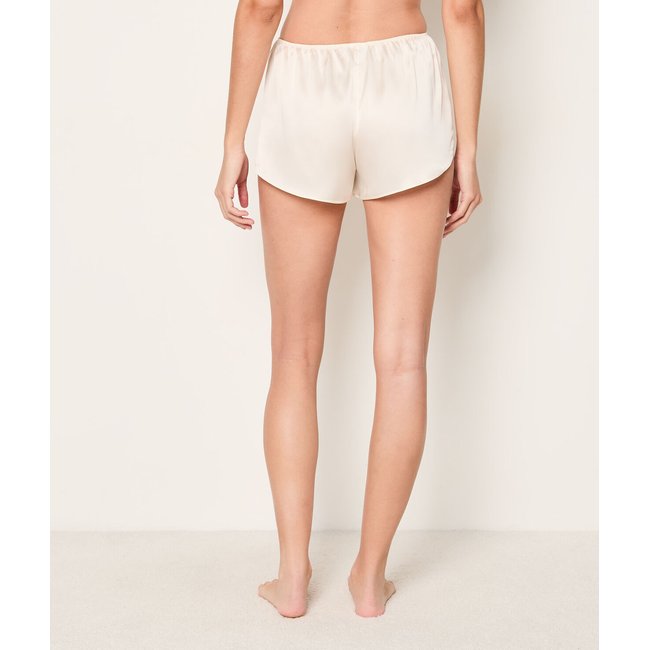Chemise de pyjama manches courtes en soie PEARLY - ETAM